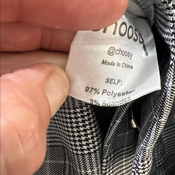 NEW Choosy High Waisted Glen Plaid Belted Bermuda Shorts Size 2 - Picture 10 of 12